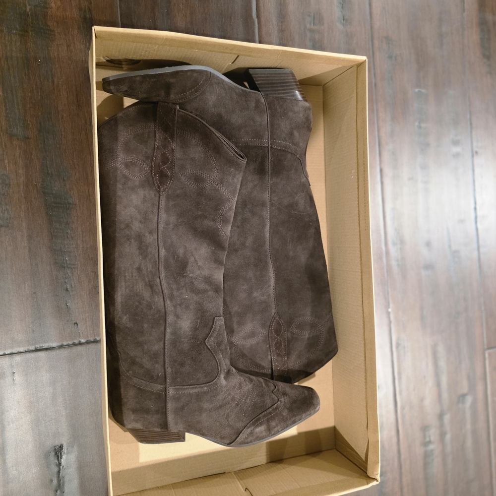 Dark Brown SuedeSteve Madden Dollie Boots